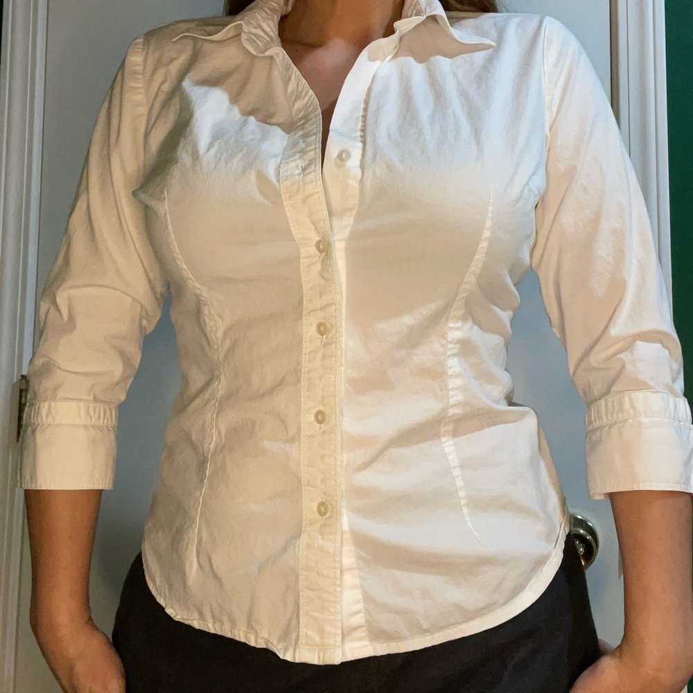 White button up shirt